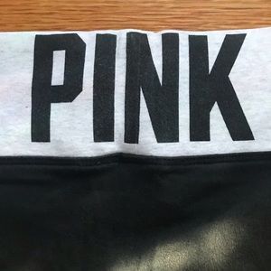 EUC: PINK Full Length Leggings Black